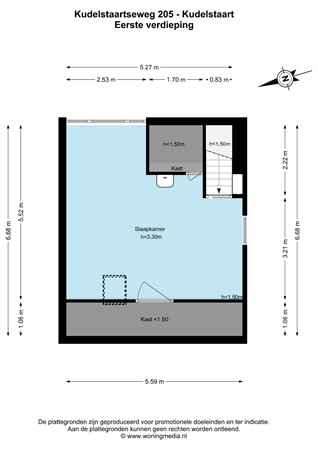 Floorplan - Kudelstaartseweg 205, 1433 GE Kudelstaart
